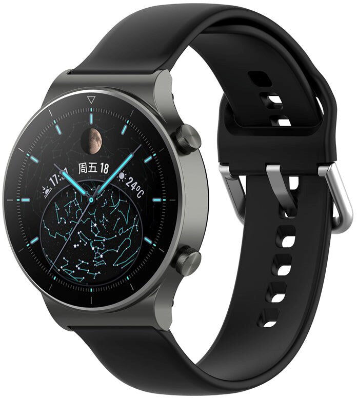 INCOVER Smartwatch Rem af Silikone (22mm) - Buckle - Sort