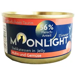 MOONLIGHT Dinner 8 Hähnchen und Gemüse in Gelee 80g
