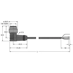 Turck PVC-Kabelmantel WSM 5711-10M