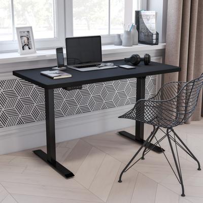 Flash Furniture "Electric Height Adjustable Standing Desk - 48"" Wide x 24"" Deep"
