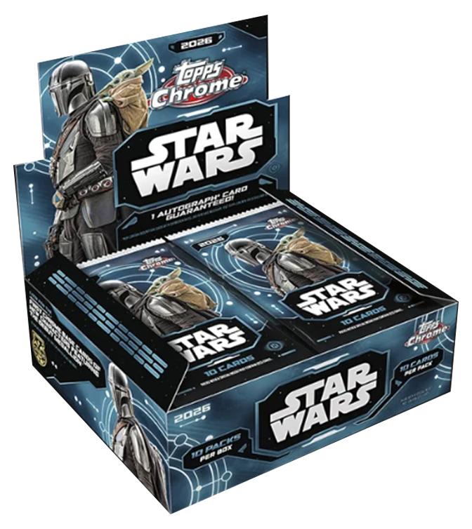 2026 Topps Chrome Star Wars Hobby Box Englisch