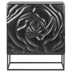 Highboard Black Rose Schwarz