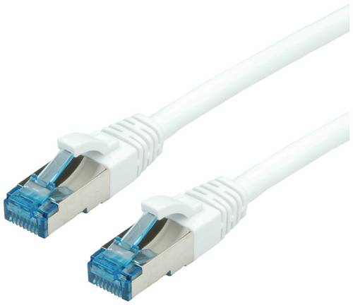 Value 21.99.1974 RJ45 Patchkabel CAT 6a S/FTP 0.30m Weiß
