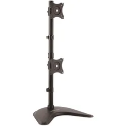 StarTech Dual-Monitorhalter - Vertikal (Tisch, 27", 10 kg), Monitor Halterung, Schwarz