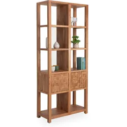 Regal HARPER WANA (BHT 87x199x38 cm) - braun - BHT 87x199x38 cm