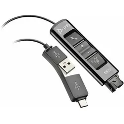 HP Poly Adapter DA85 QD auf USB-A oder USB-C, Headset Zubehör