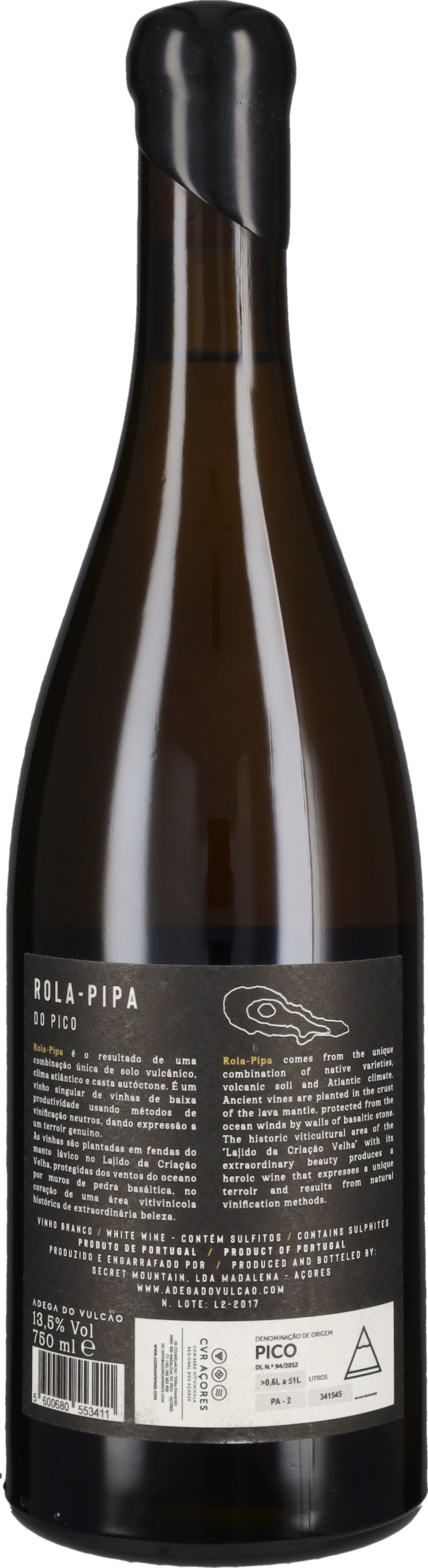 Arinto Riserva 'Rola Pipa' Adega do Vulcao 2017