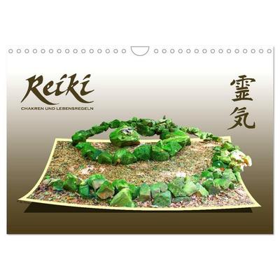 REIKI - Chakren und Lebensregeln (Wandkalender 2027 DIN A4 quer), CALVENDO Monatskalender