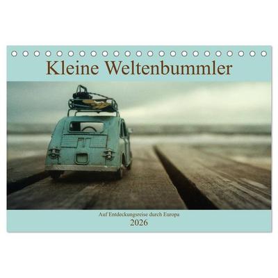 Kleine Weltenbummler 2026 (Tischkalender 2026 DIN A5 quer), CALVENDO Monatskalender