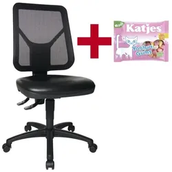 Topstar Arbeitsdrehstuhl »TEC 80 PK« ohne Armlehnen inkl. Fruchtgummi »Yoghurt-Gums« 210 schwarz
