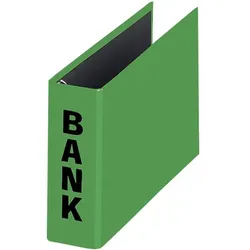 Pagna Bankordner »Basic Colours« grün, 5x14x25 cm