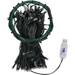 vidaXL Weihnachtsbaum-Lichternetz mit 180 LEDs 180 cm