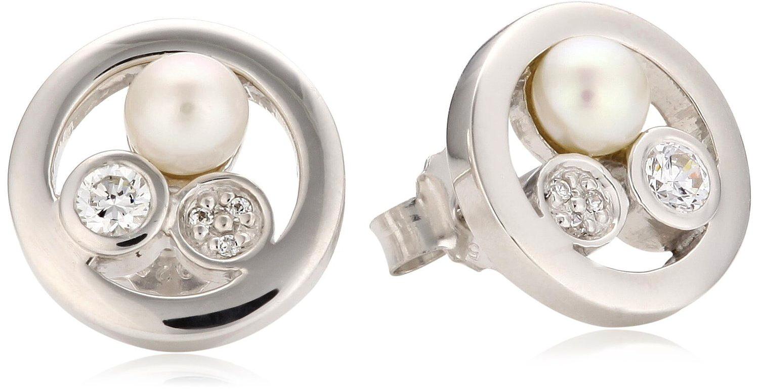 Orphelia Dames 925 Sterling Zilveren Oorbellen - Zilver ZO-5896