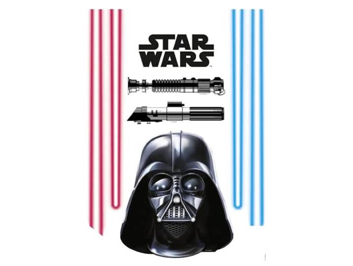 Komar Star Wars Deco-Sticker DARTH VADER 50 x 70 cm Wandtattoo, Wandbild, Wandsticker, Wandaufkleber, Walltattoo, Laserschwert, Anakin Skywalker 14030h