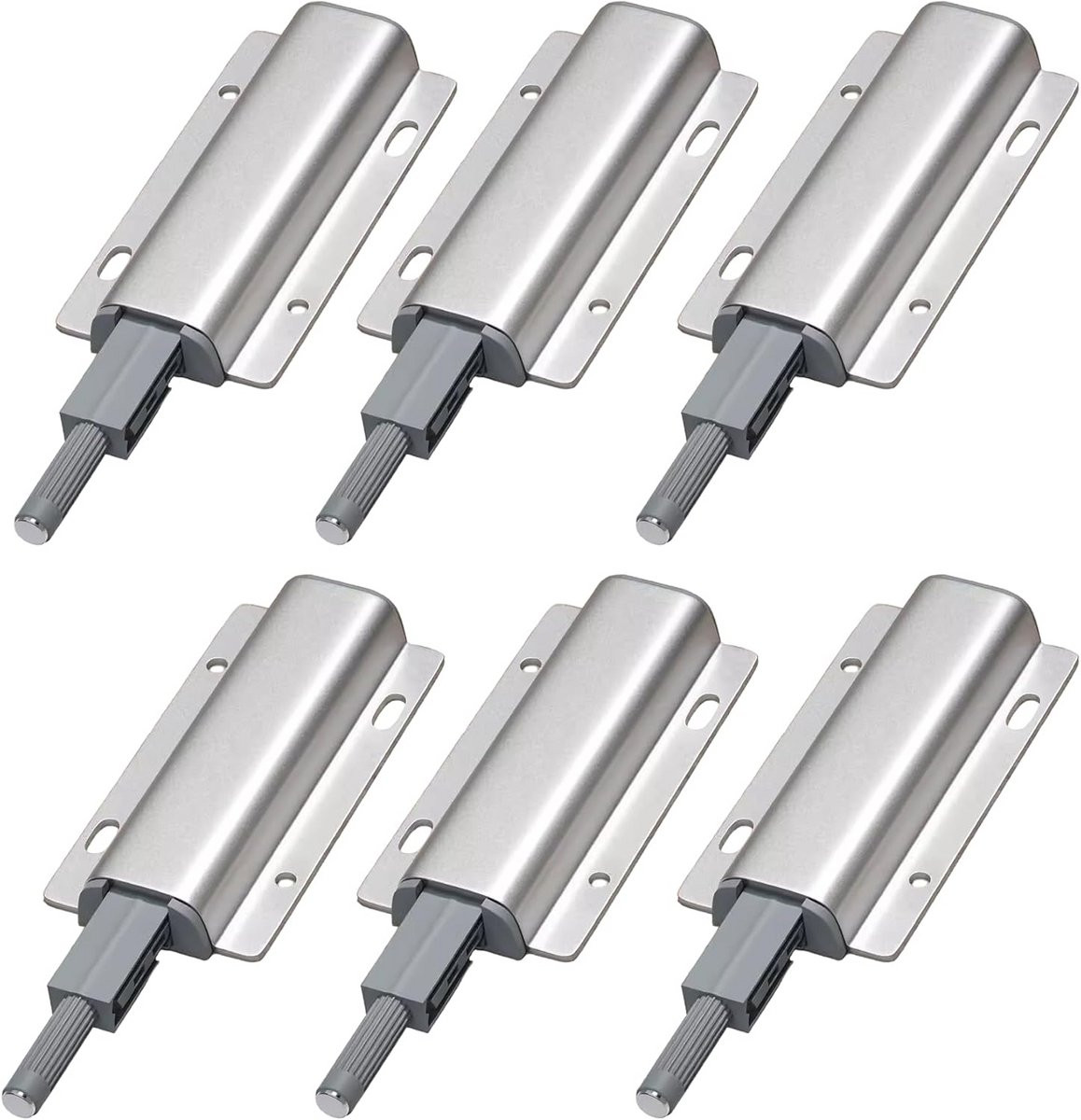 Set van 6 Push-to-Open Deuropeners voor Kasten en Meubels