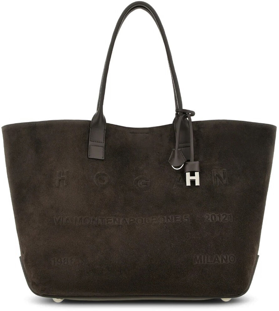 Hogan BORSA SHOPPING ADDRESS MEDIA donna marrone KBW01TA3300UGMS808 TU