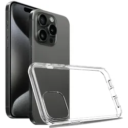MobileKing Transparente Handyhülle für iPhone 16 - Backcover, TPU, Stoßdämpfend - MBK96