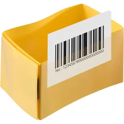 10 Palettenfußbanderolen gelb, PVC