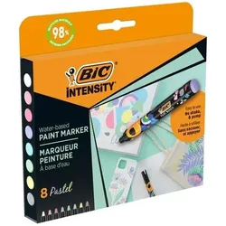 Bic, Marker, Acrylmarker Intensity Pastel Paint Mix 8 Stück (8x)