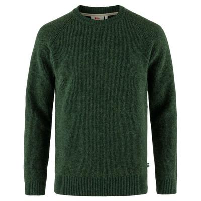 Fjällräven - Övik Rib Sweater - Wollpullover Gr XS grün