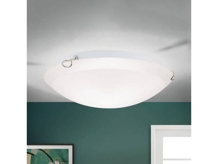 ORION Deckenlampe Agada, dimmbar, weiß / opal, für Wohn- / Esszimmer, Glas, Modern, Deckenlampe
