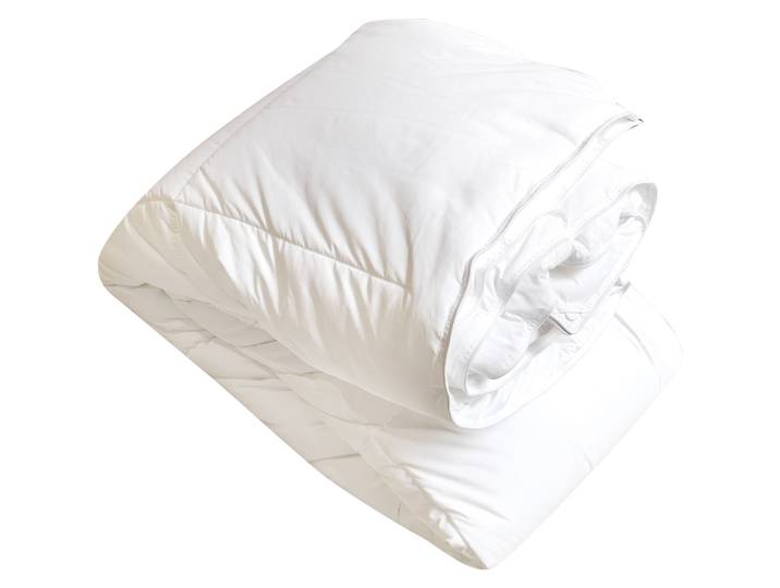 Faserduvet Juna 160x210cm - Farbe: Weiss - Material: Bezug: 92% Polyester, 8% Polyamid, Füllung: 100% Polyester - Faserduvet
