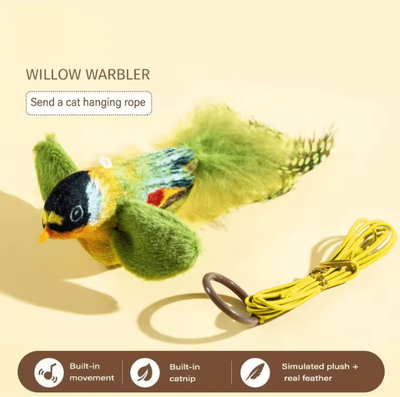 Inspire Curations ChirpyPounce Interactive Bird Sound Cat Toy c