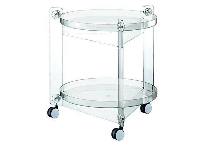 Table roulante de cuisine - Guzzini - 01150100 - Blanc - Roulant - Meuble de cuisine