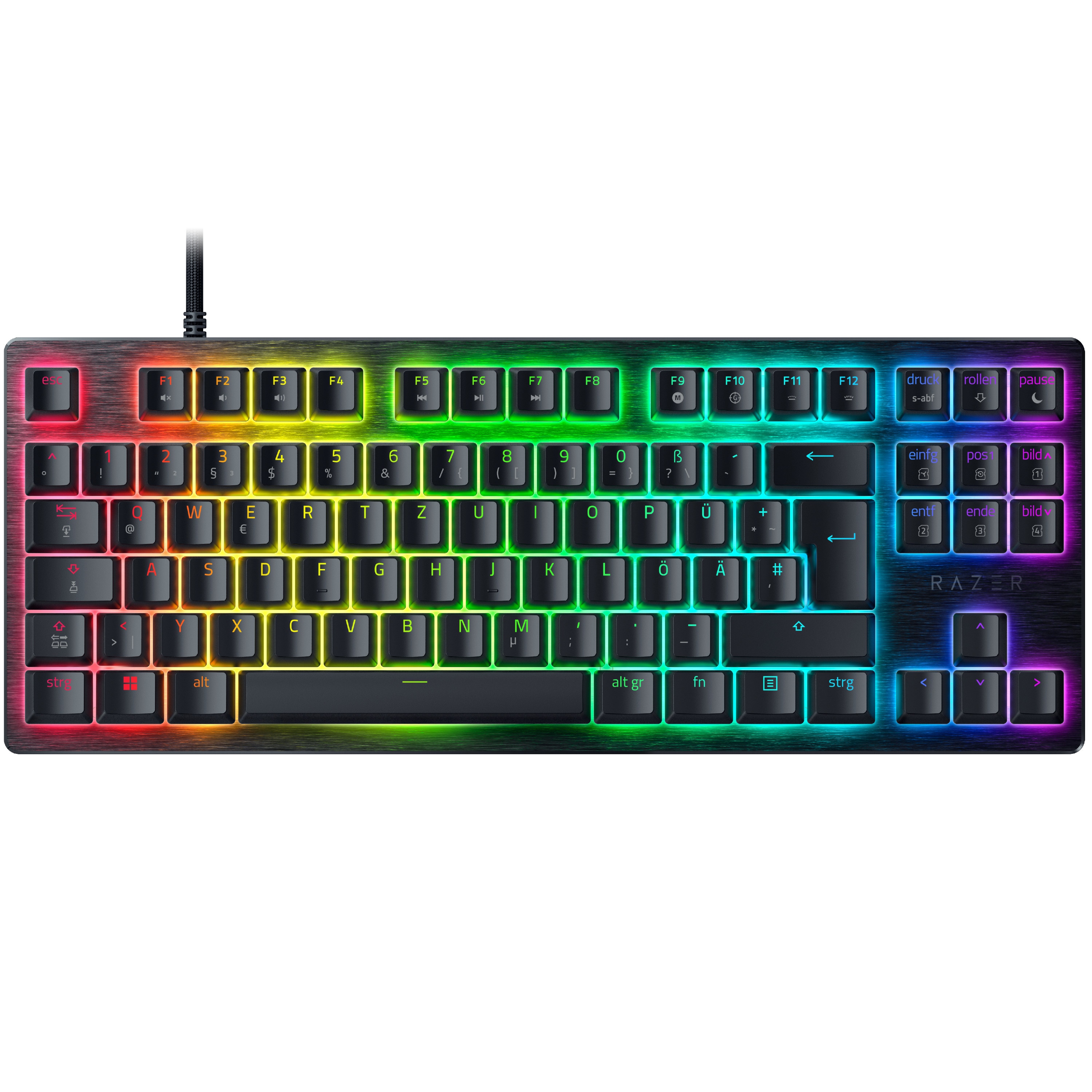 Razer Huntsman V3 HE Magnetic Tenkeyless 8KHz Gaming Tastatur – Analoge Hall-Effect-Präzision für E-Sport-Profis RZ03-05920300-R3G1
