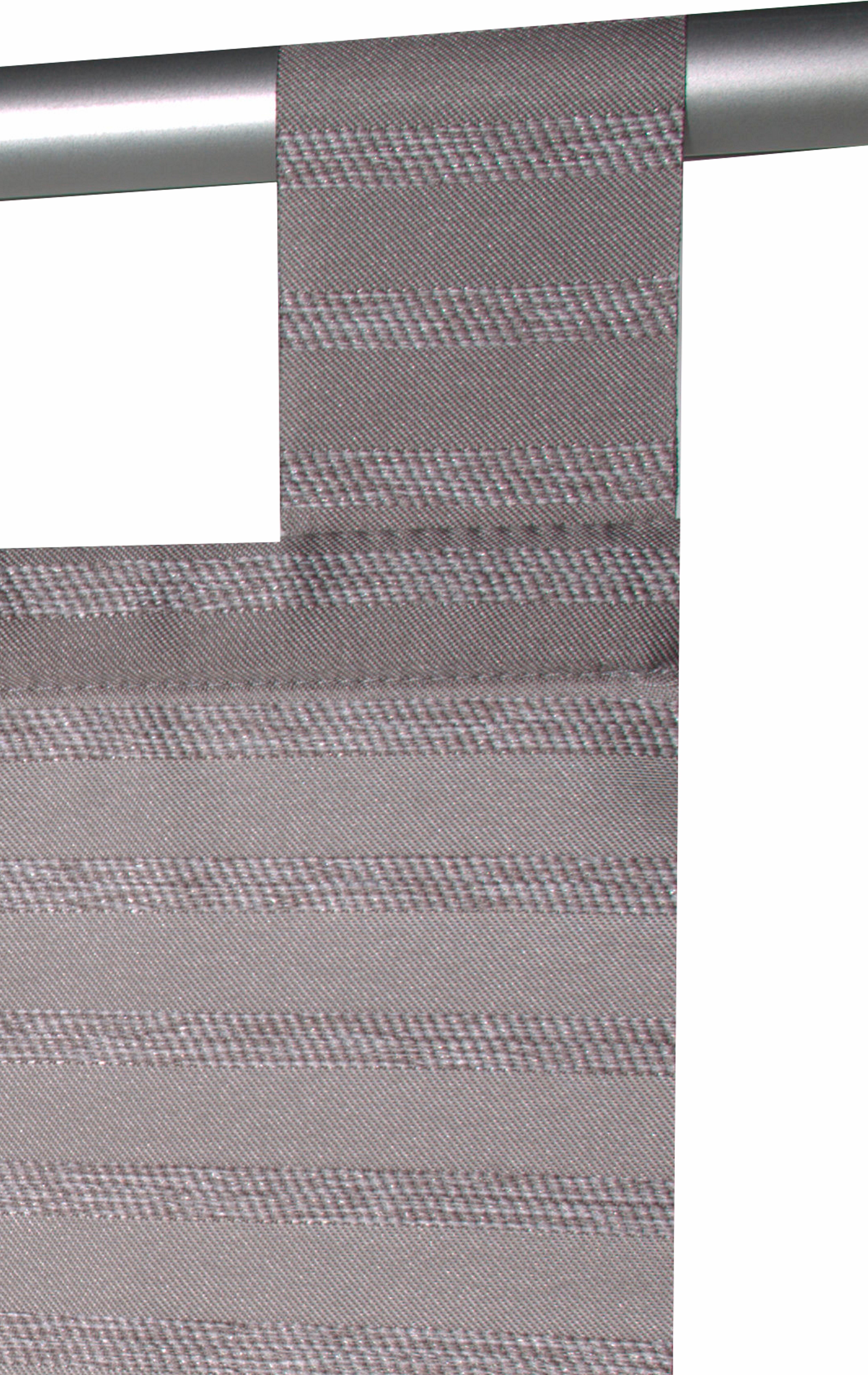 HOME WOHNIDEEN "TURIN" mit Schlaufen stein 130cm, Schlaufen, 120cm