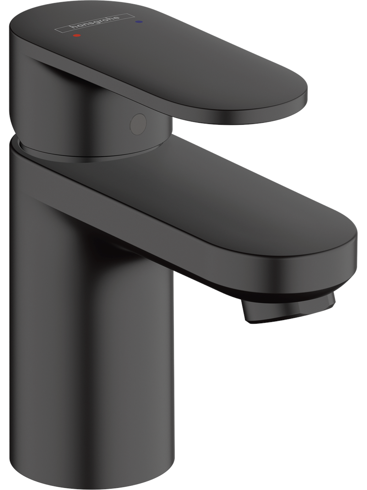 Hansgrohe Vernis Blend 1-lever basin mixer 70 with lift-up bottom valve Matt black