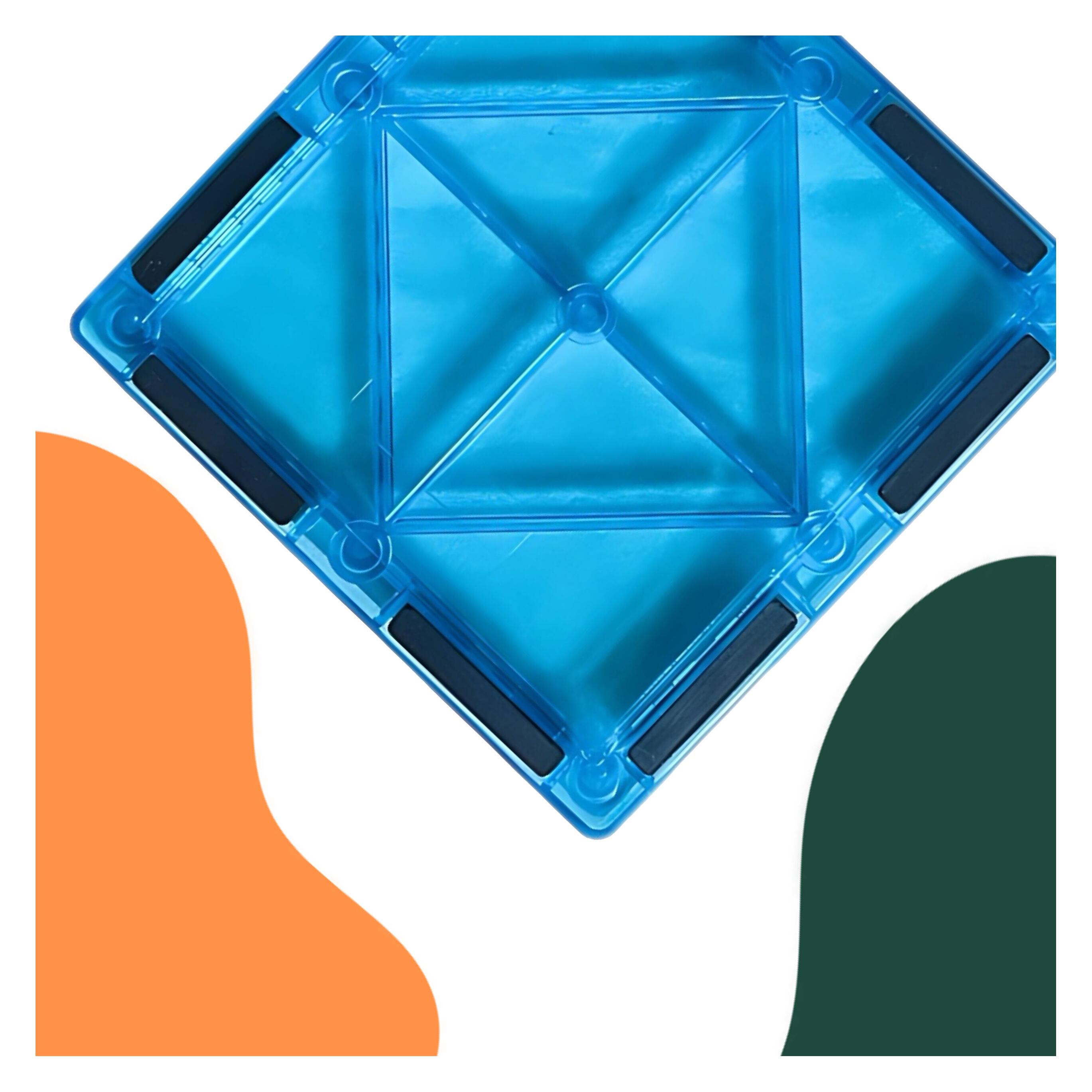 Relaxdays Magnetbausteine 100er Set für Kinder (4052025516888)
