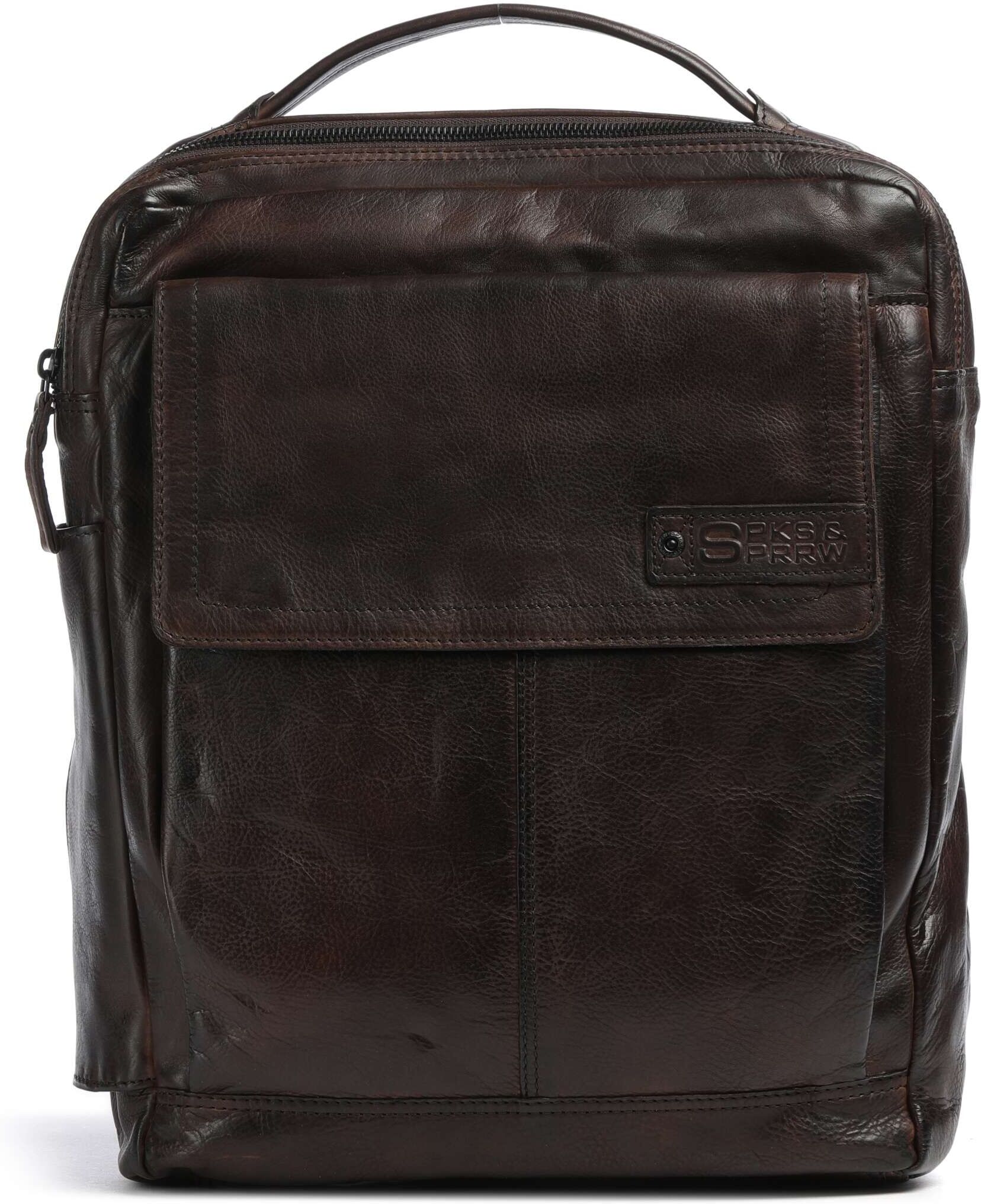 Spikes & Sparrow Apache Fred Laptop-Rucksack, braun