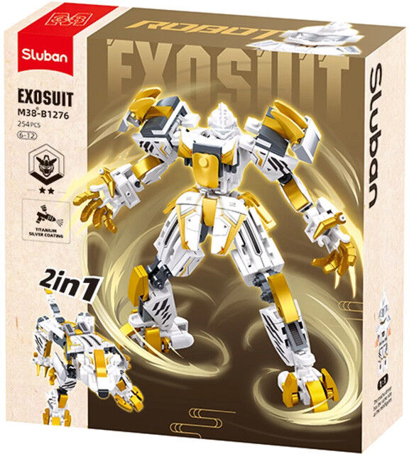Atomic Storm : Robot Exosuit classique des montagnes et de la mer Tigre blanc 254 pcs - Sluban