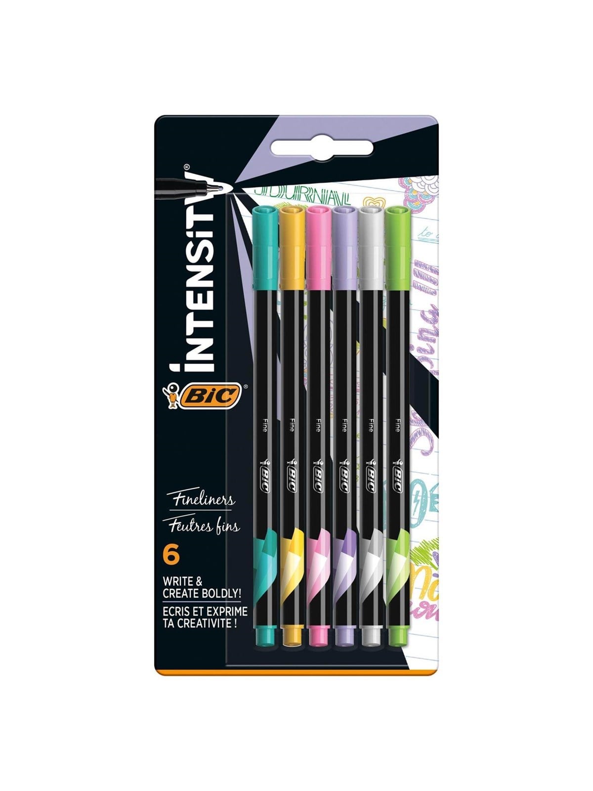 BIC Intensity Fineliners Pastel 6 pcs.
