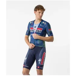 Castelli, Herren, Velohosen, Soudal Quick-Step Competizione 2 Bibshort (S), Blau