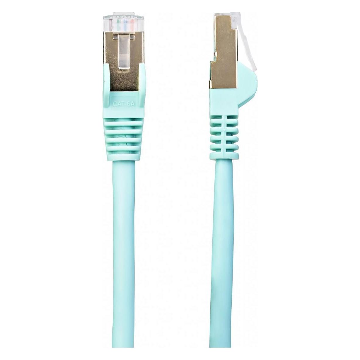 StarTech Patch Cable Cat6a 2m Aqua (STP, CAT6a, 2 m) (6ASPAT2MAQ)