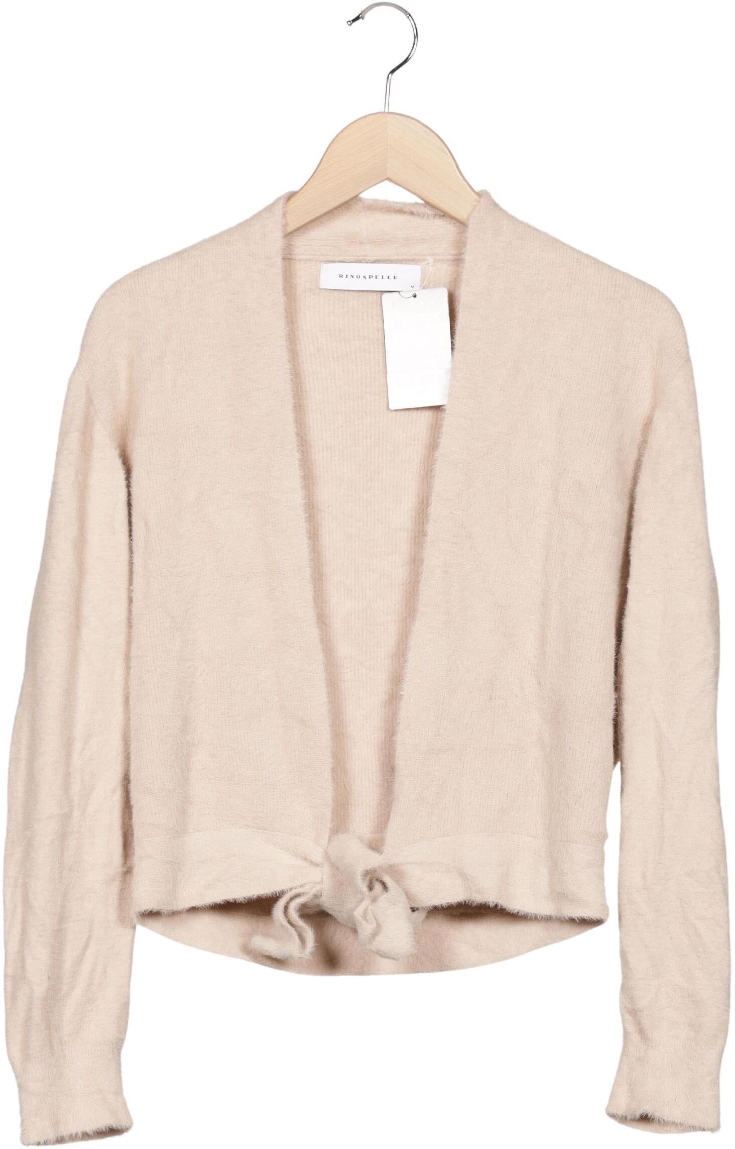 Rino&Pelle Damen Strickjacke, Beige, Gr. M, Synthetik - Second Hand
