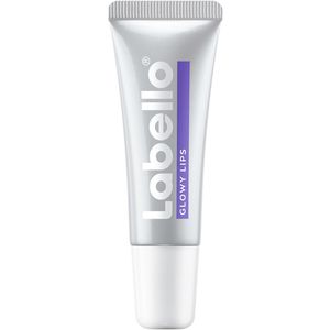 Labello Lippenbalsam Glowy Lips, mit Hyaluron, Vitamin E, Glycerin und Magnolienextrakt, 10 ml