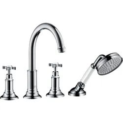 hansgrohe AXOR Montreux 4-Loch Fliesenrandarmatur, 16544000, Farbe: Chrom