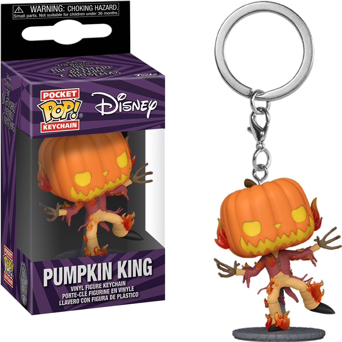 Funko Disney Koning van de Pompoen Pocket POP! sleutelhanger