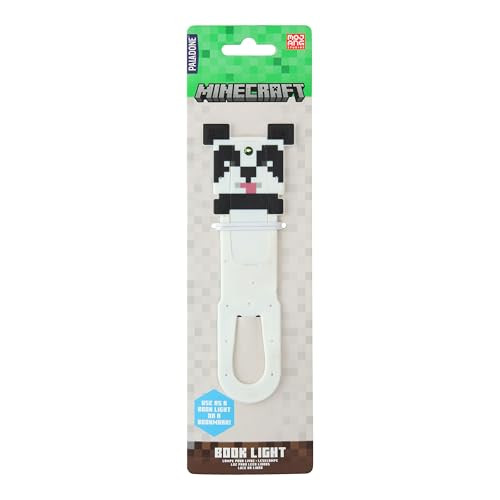 Paladone Minecraft Panda Clip-On LED-leeslamp en bladwijzer