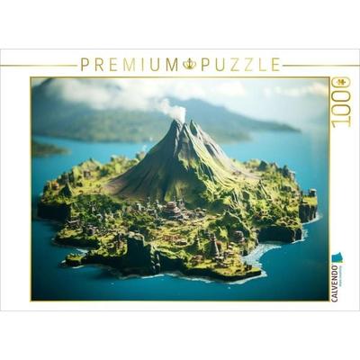 CALVENDO Puzzle Ein Motiv aus dem Kalender 'Miniaturwelt Inseln' | 1000 Teile Lege-Größe 64x48cm Foto-Puzzle für glückliche Stunden