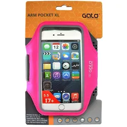 Gato Armtasche XL, Smartphone Sportarmband, Pink