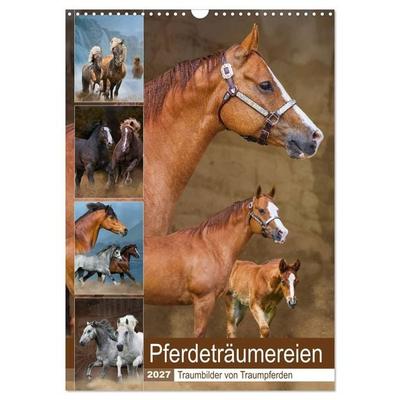 Pferdeträumereien - Traumbilder von Traumpferden (Wandkalender 2027 DIN A3 hoch), CALVENDO Monatskalender