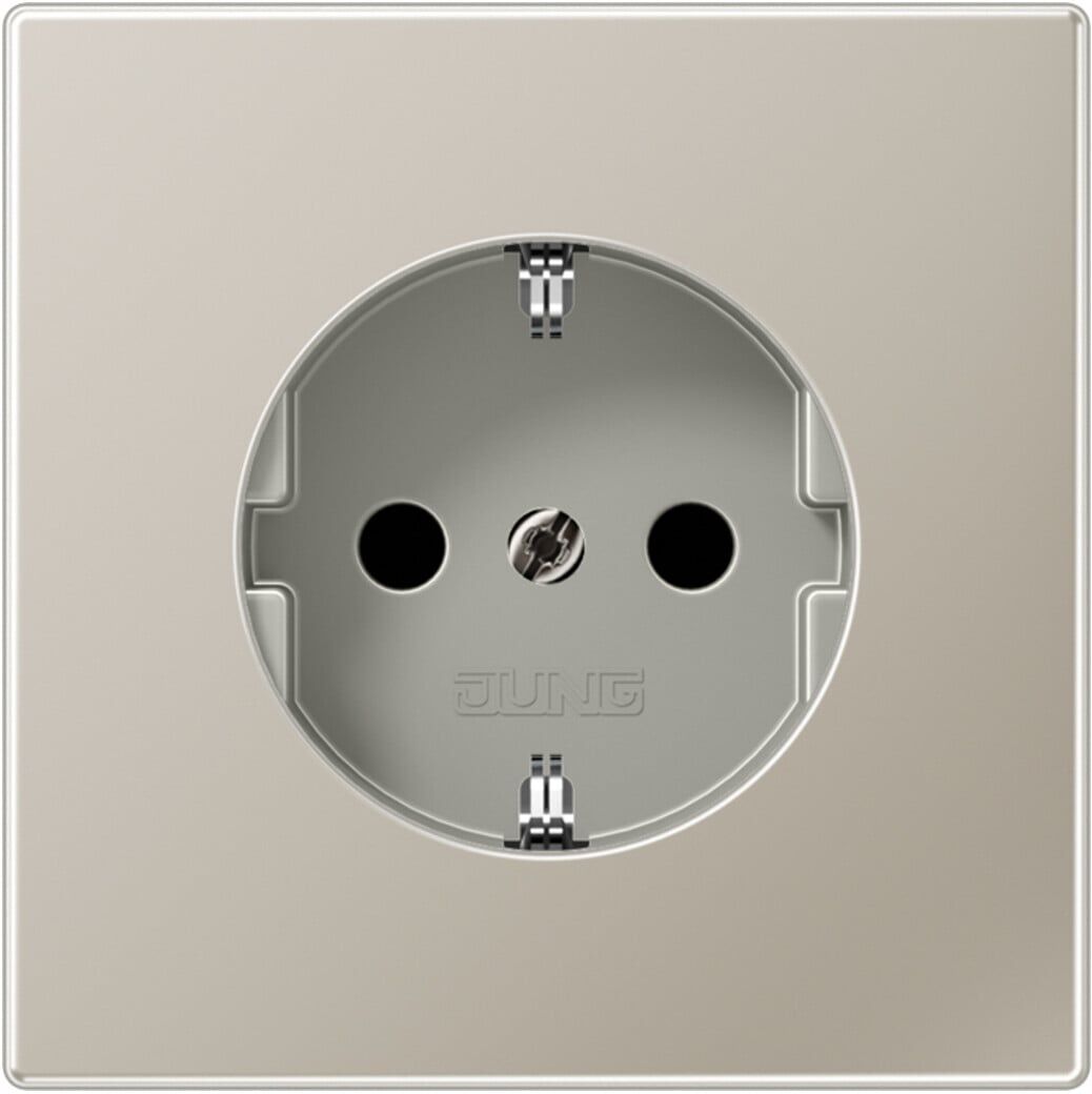 Jung SCHUKO-Steckdose edelstahl ES 1520 KI (ES1520KI)