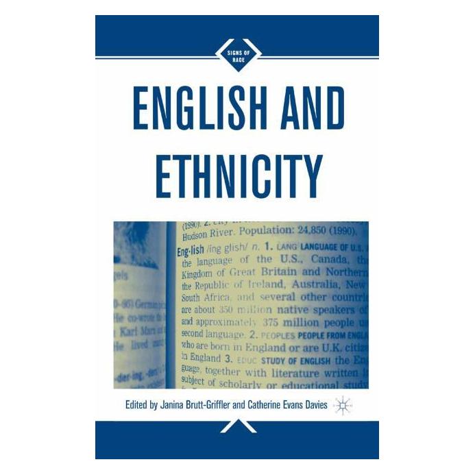 Springer English and Ethnicity (Englisch, Softcover, C. Evans Davies, J. Brutt-Griffler) (55836754)