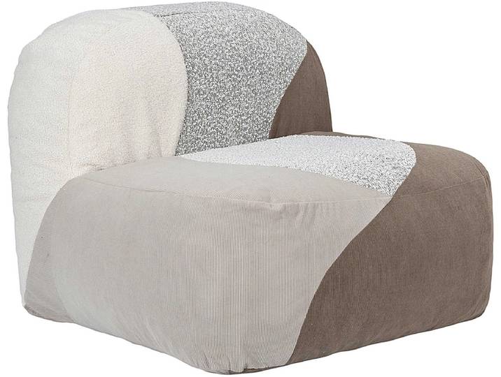 Vakuum-Hocker HOME DECO FACTORY RUPERT 85x85x78cm polyester beige