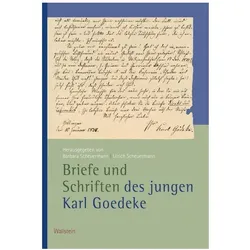 Briefe und Schriften des jungen Karl Goedeke, Fachbücher von Karl Goedeke