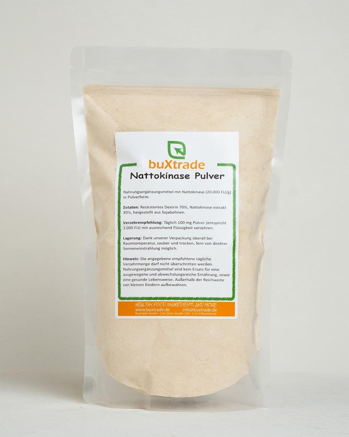 5 kg Nattokinase Pulver | Natto | Vegan | Buxtrade | Sojabohnen